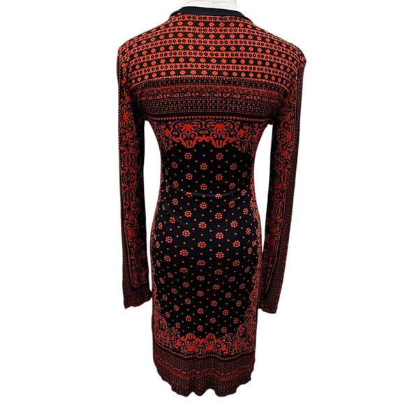 Custo Barcelona Long Sleeve Patterned Dress - Picture 8 of 8